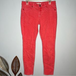 Rich and‎ Skinny Rust Orange/Pink/Red Skinny Jeans